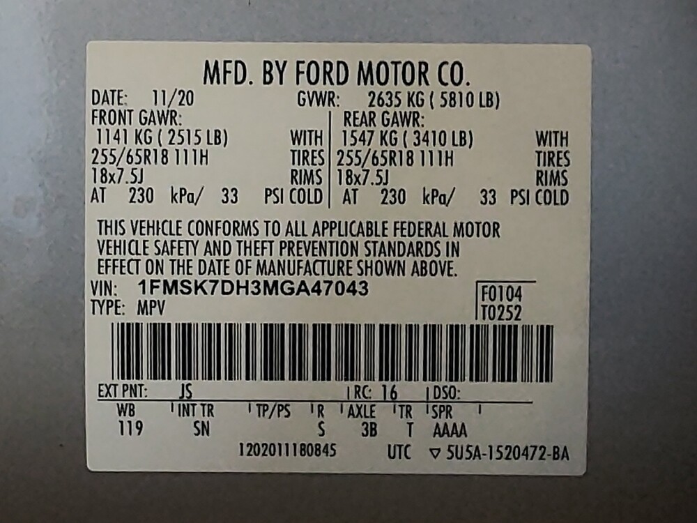 2021 Ford Explorer in Savannah, GA 31419 - 18122520 33