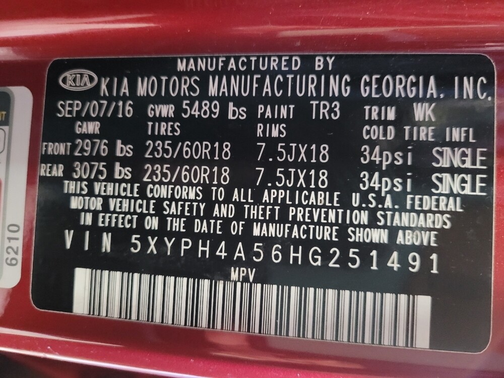 2017 Kia Sorento in Savannah, GA 31419 - 18122524 33