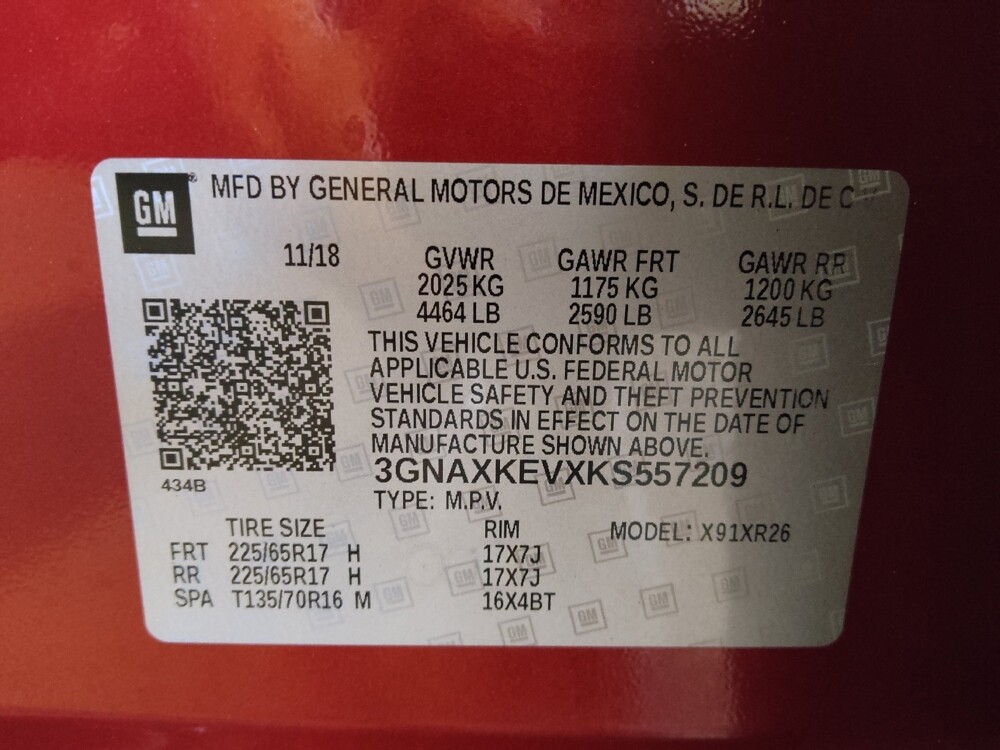 2019 Chevrolet Equinox in Orlando, FL 32808 - 18122526 33