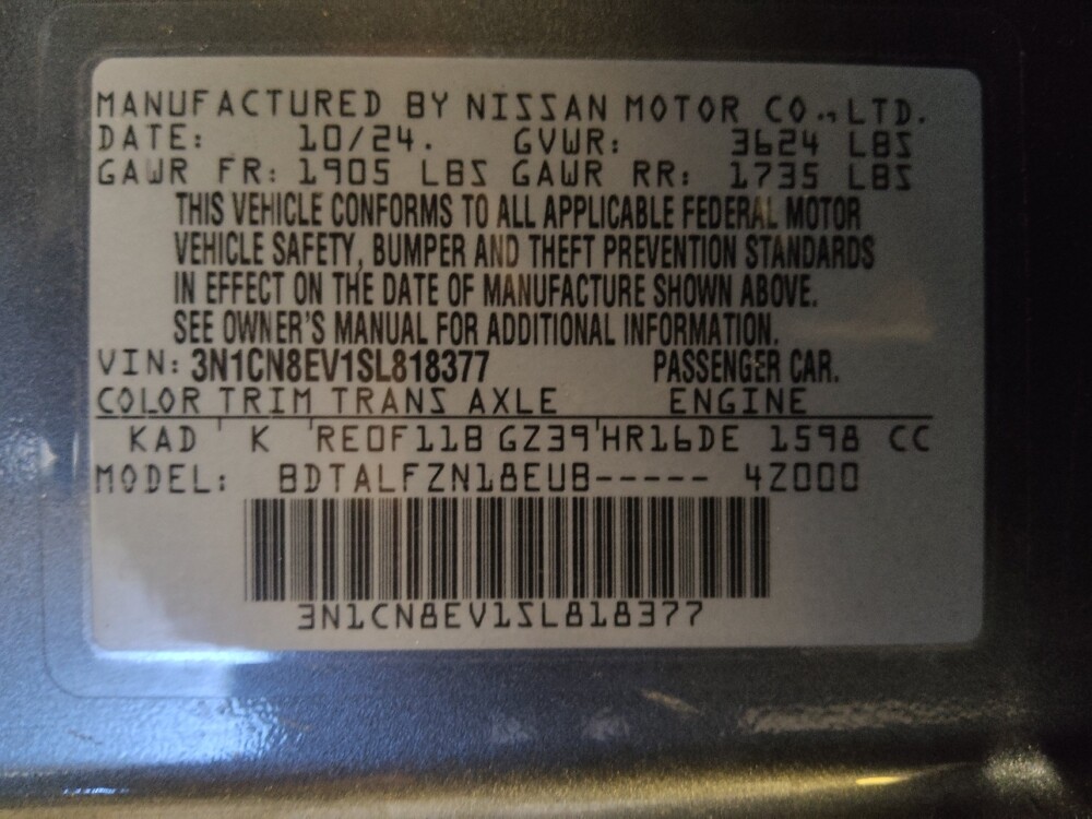 2025 Nissan Versa in Kissimmee, FL 34744 - 18122528 33