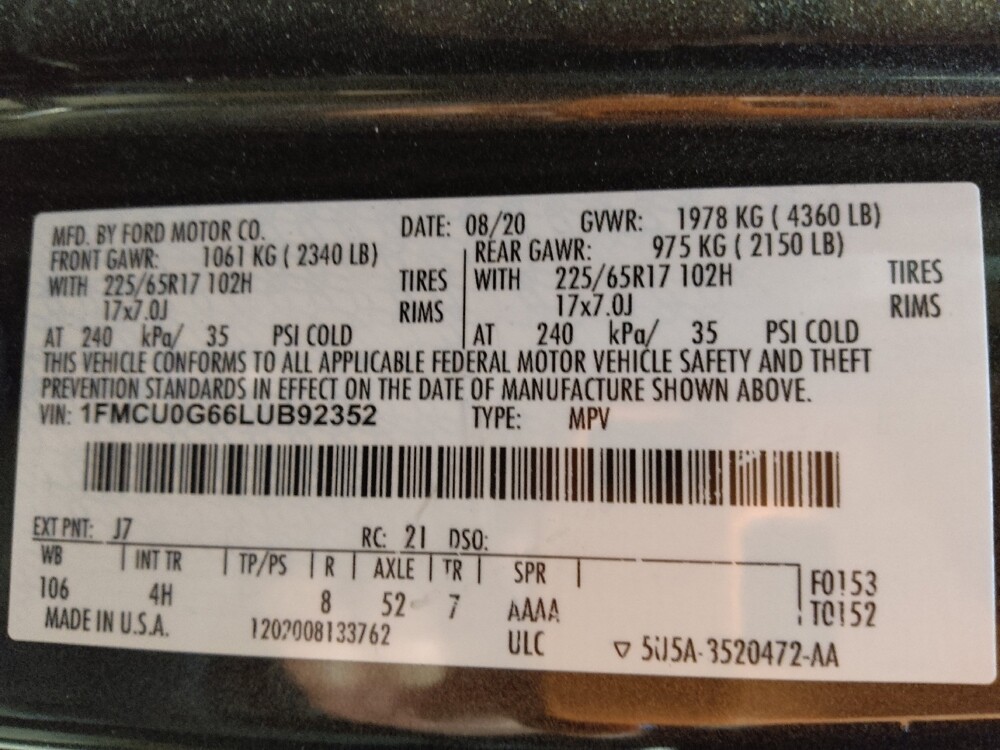 2020 Ford Escape in Winston-Salem, NC 27103 - 18122542 33