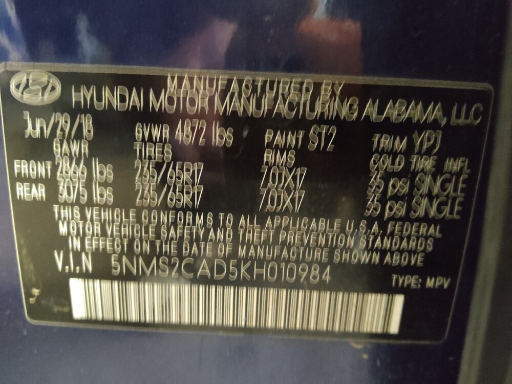 2019 Hyundai Santa Fe in Columbia, SC 29210 - 18122554 33