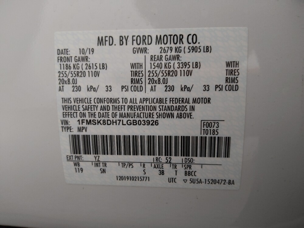 2020 Ford Explorer in Albuquerque, NM 87123 - 18122564 33