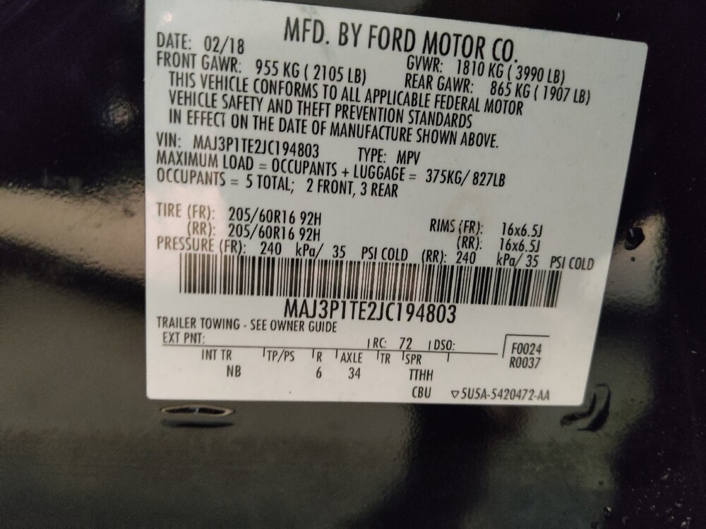 2018 Ford EcoSport in Knoxville, TN 37923 - 18122594 33