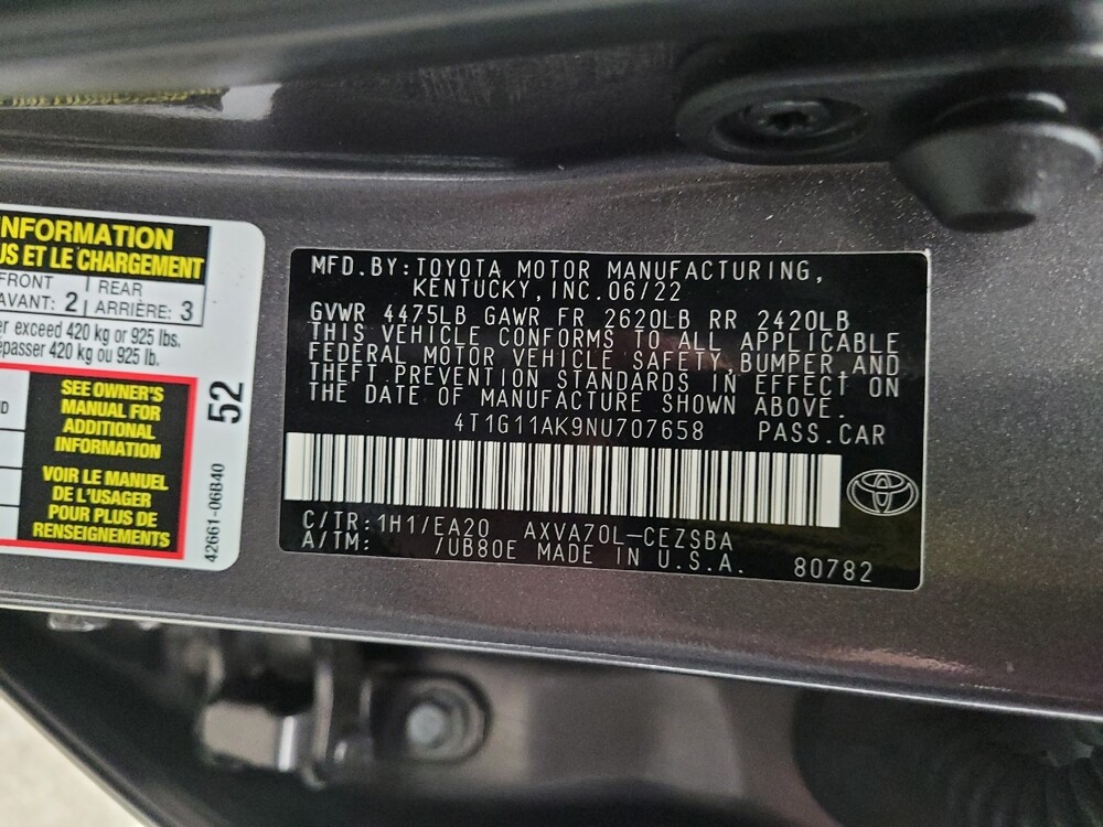 2022 Toyota Camry in Eastpointe, MI 48021 - 18122642 33