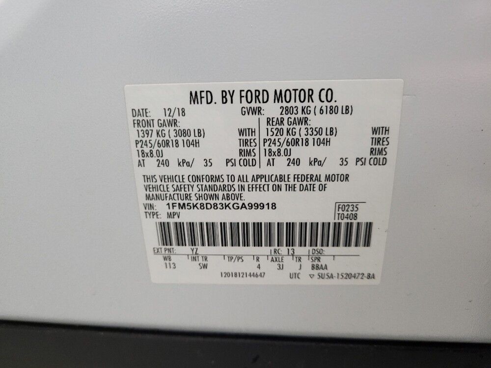 2019 Ford Explorer in Eastpointe, MI 48021 - 18122647 33