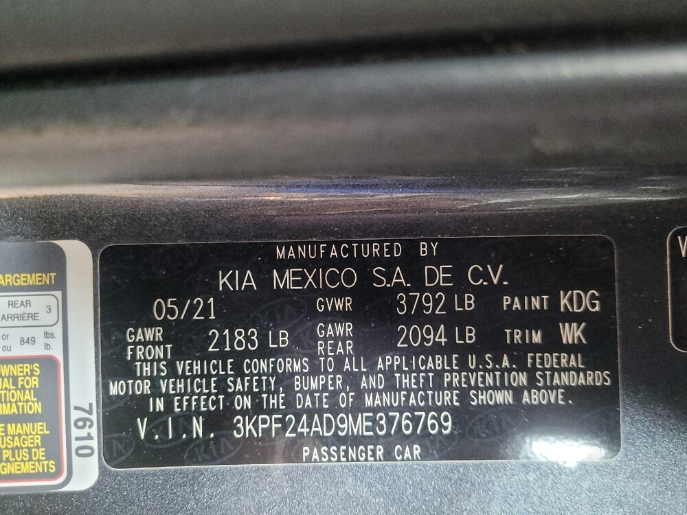 2021 Kia Forte in Jackson, MS 39211 - 18122654 33