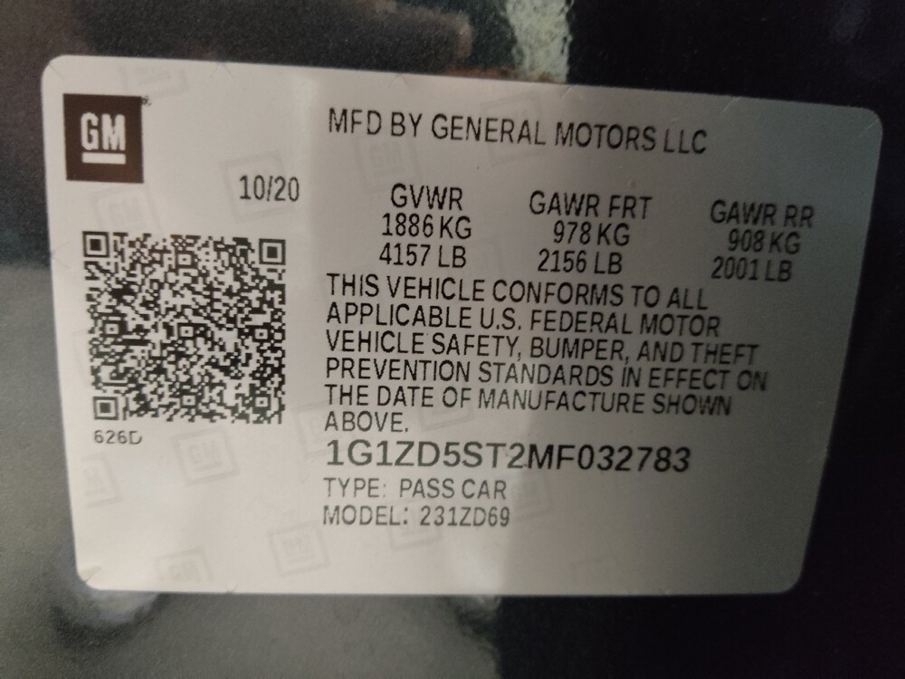 2021 Chevrolet Malibu in Raleigh, NC 27604 - 18122669 33