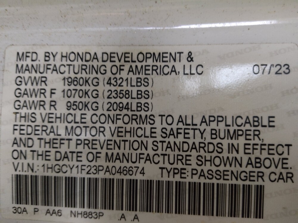 2023 Honda Accord in Fayetteville, NC 28304 - 18122671 33