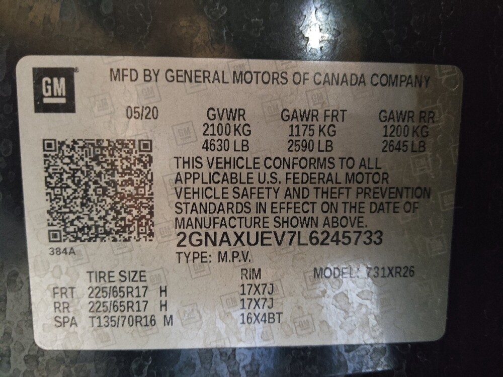 2020 Chevrolet Equinox in Metairie, LA 70006 - 18122685 33