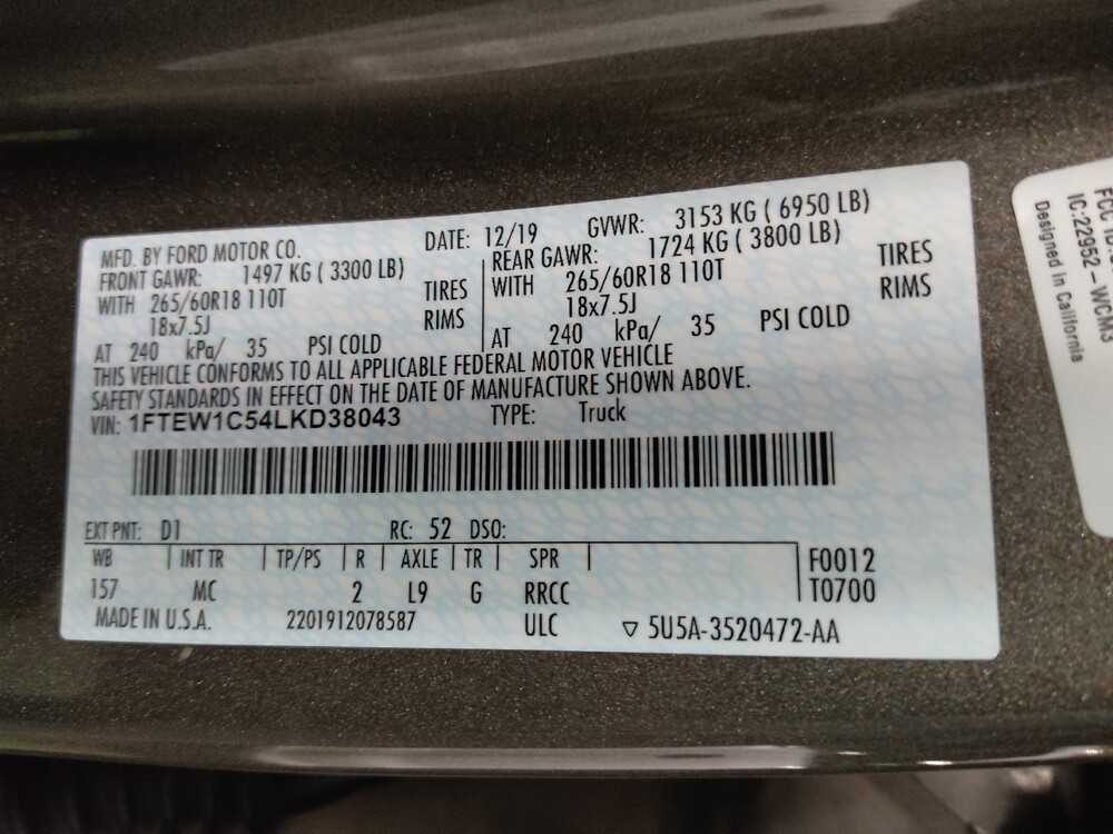 2020 Ford F150 in El Paso, TX 79907 - 18122686 33