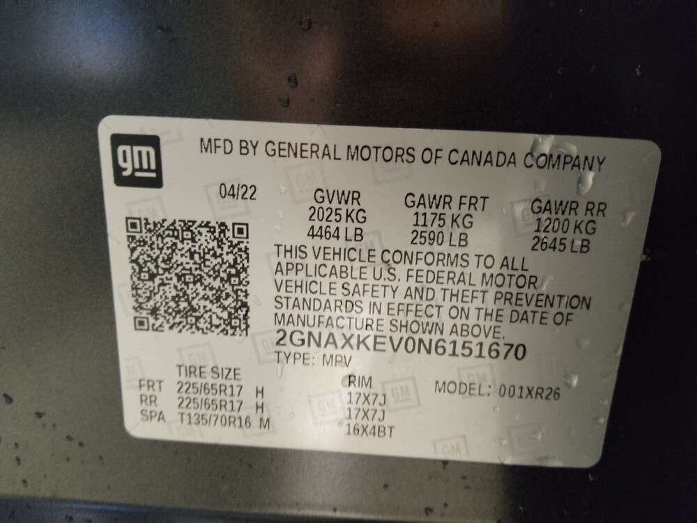 2022 Chevrolet Equinox in Greenville, NC 27834 - 18122700 33