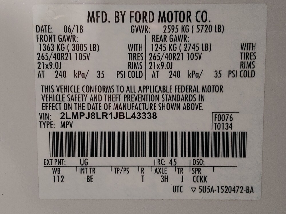 2018 Lincoln MKX in Savannah, GA 31419 - 18122708 33