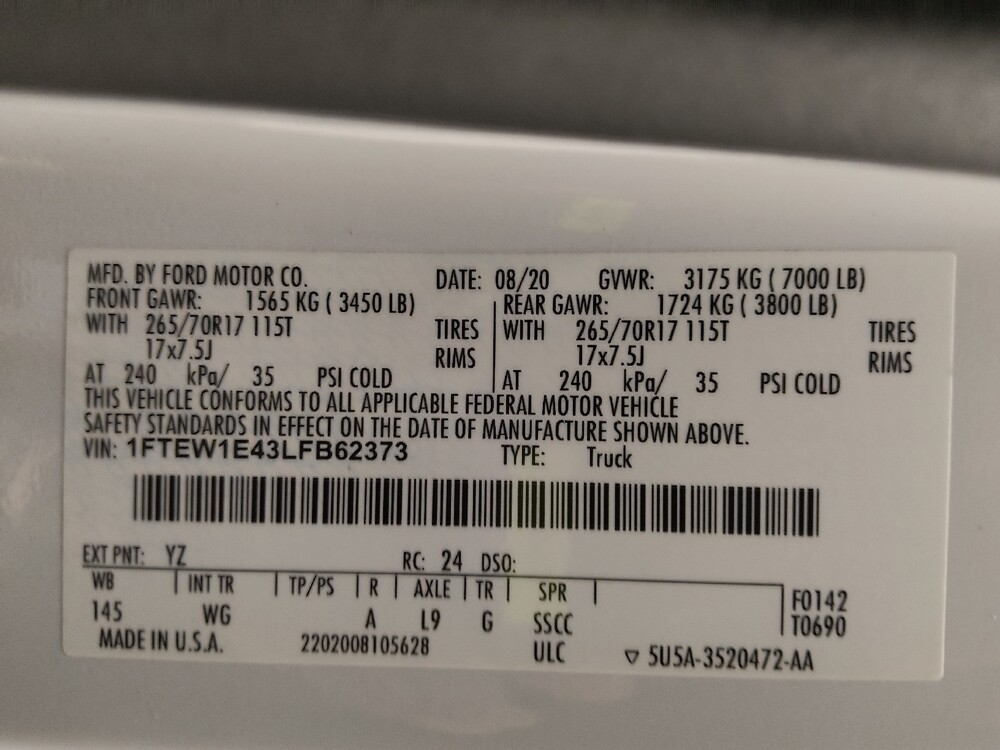 2020 Ford F150 in Tallahassee, FL 32304 - 18122713 33