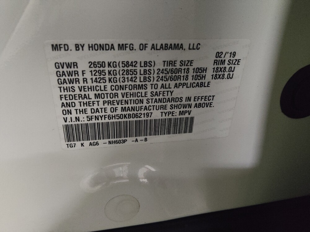 2019 Honda Pilot in Augusta, GA 30907 - 18122717 33