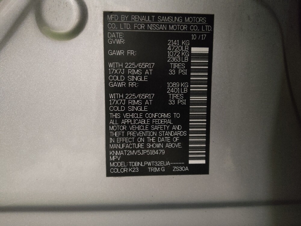 2018 Nissan Rogue in Stone Mountain, GA 30083 - 18122728 33