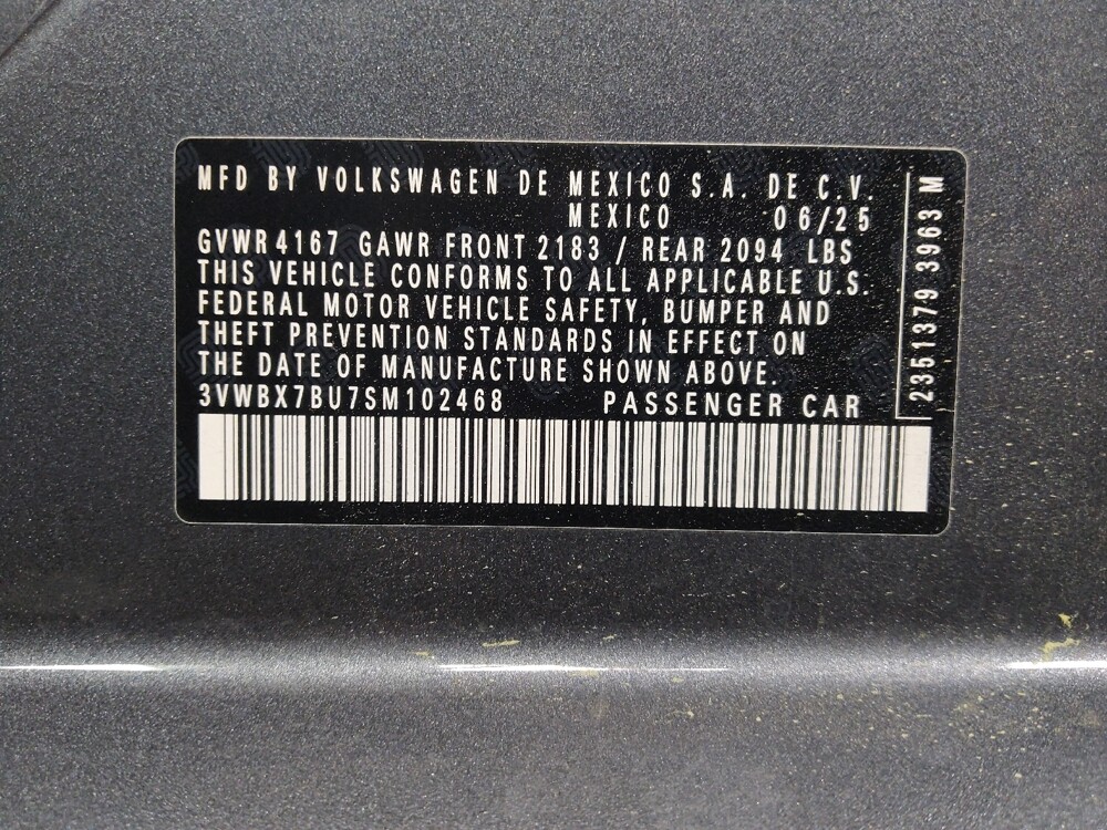 2025 Volkswagen Jetta in Union City, GA 30291 - 18122732 33