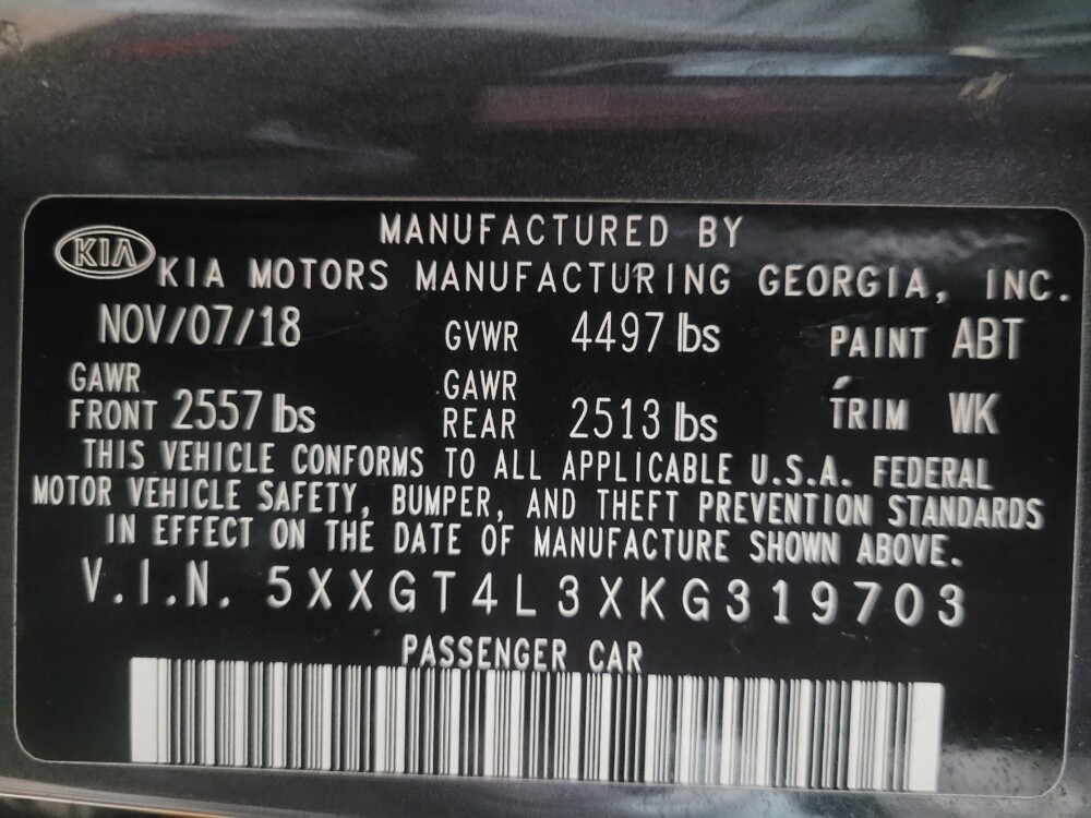 2019 Kia Optima in Knoxville, TN 37923 - 18122751 33