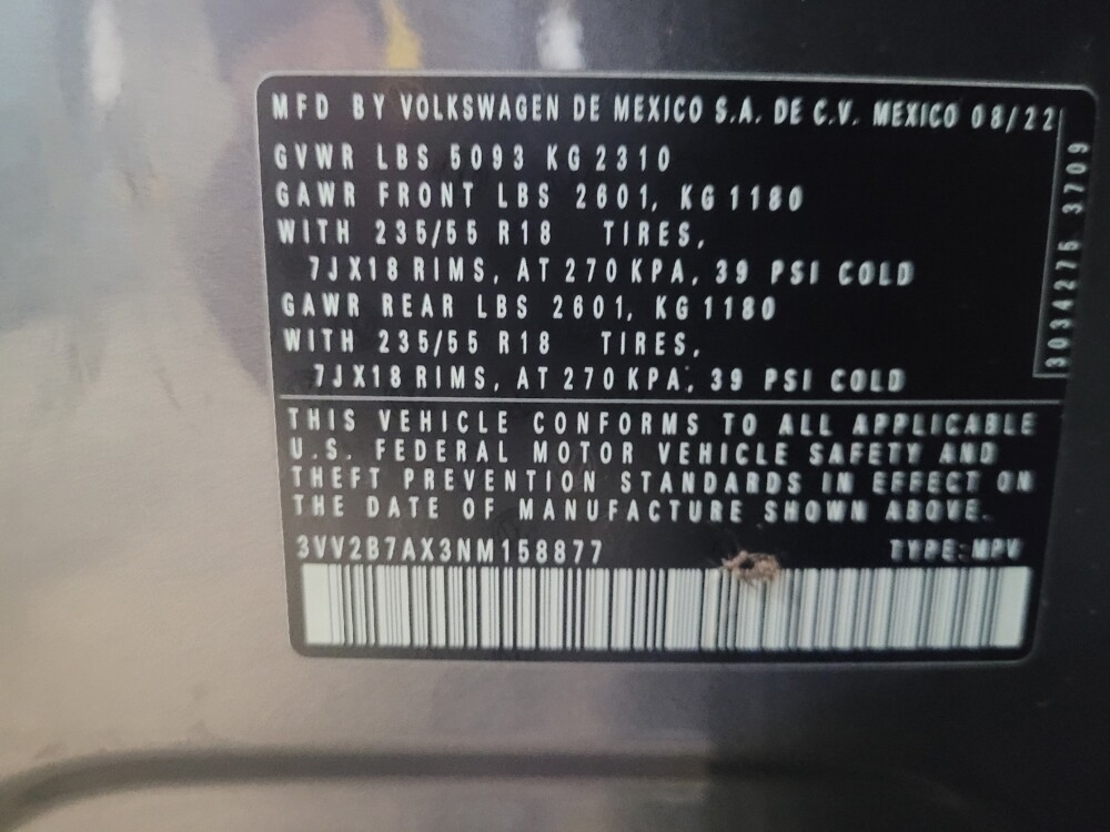 2022 Volkswagen Tiguan in Richmond, VA 23235 - 18122756 33