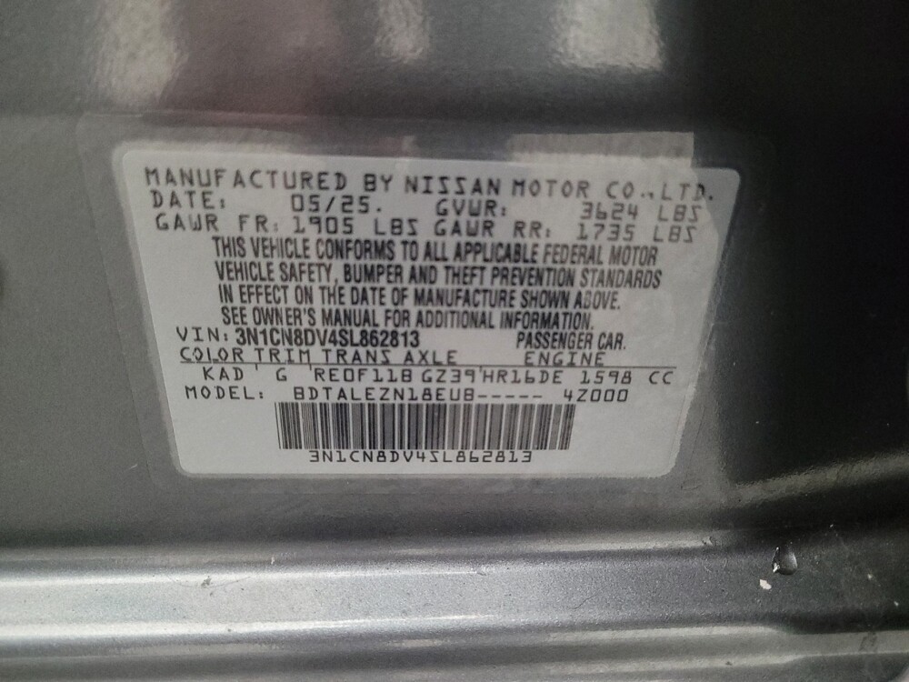 2025 Nissan Versa in El Cajon, CA 92020 - 18122783 33