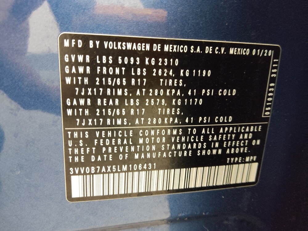 2020 Volkswagen Tiguan in Albuquerque, NM 87123 - 18122818 33