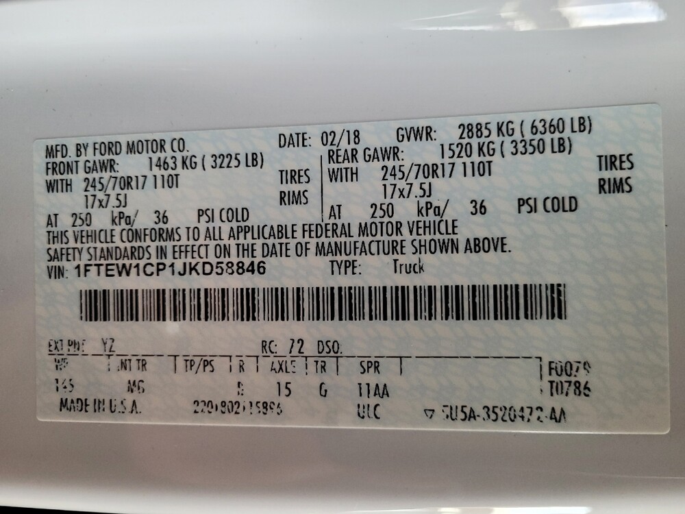 2018 Ford F150 in Kissimmee, FL 34744 - 18122833 33