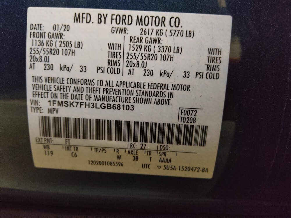 2020 Ford Explorer in Columbia, SC 29210 - 18122842 33