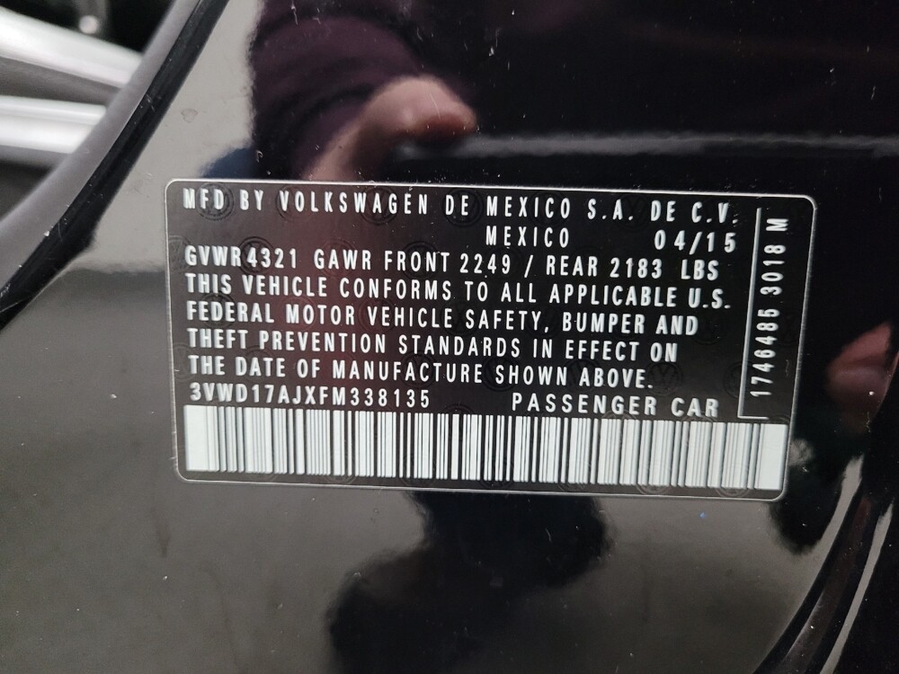 2015 Volkswagen Jetta in Eastpointe, MI 48021 - 18122849 33