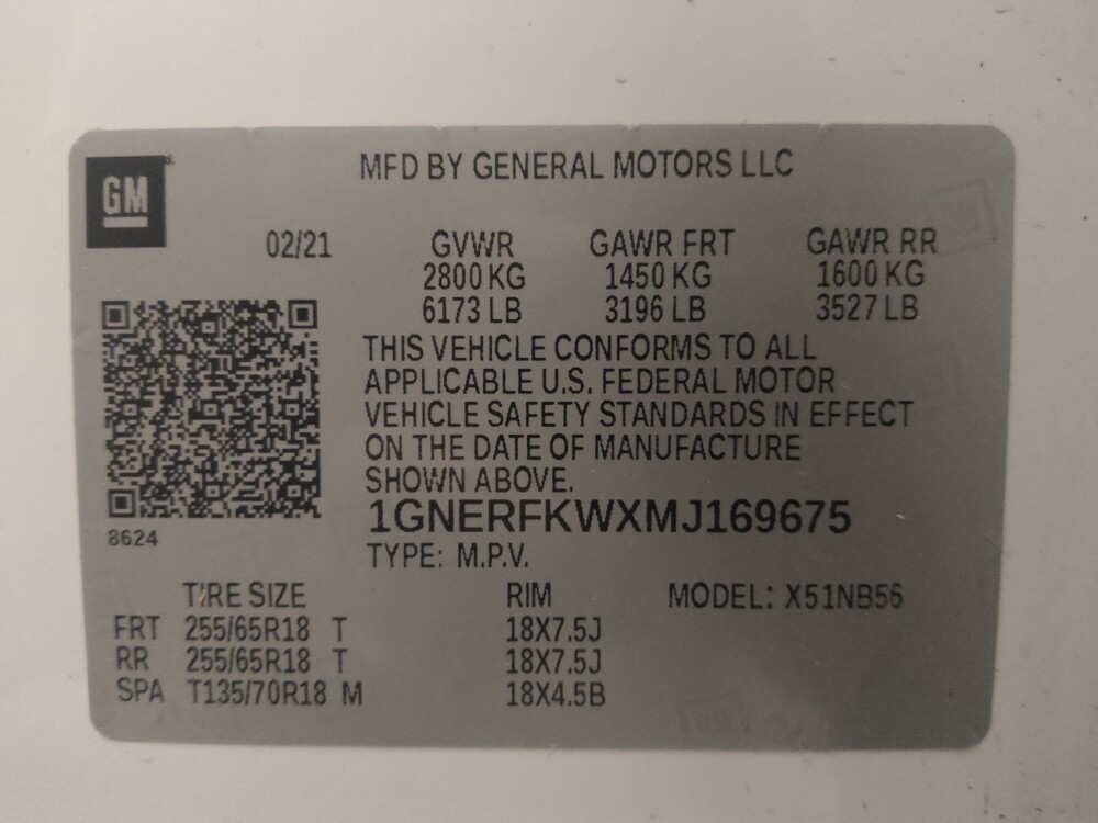 2021 Chevrolet Traverse in Houston, TX 77074 - 18122851 33