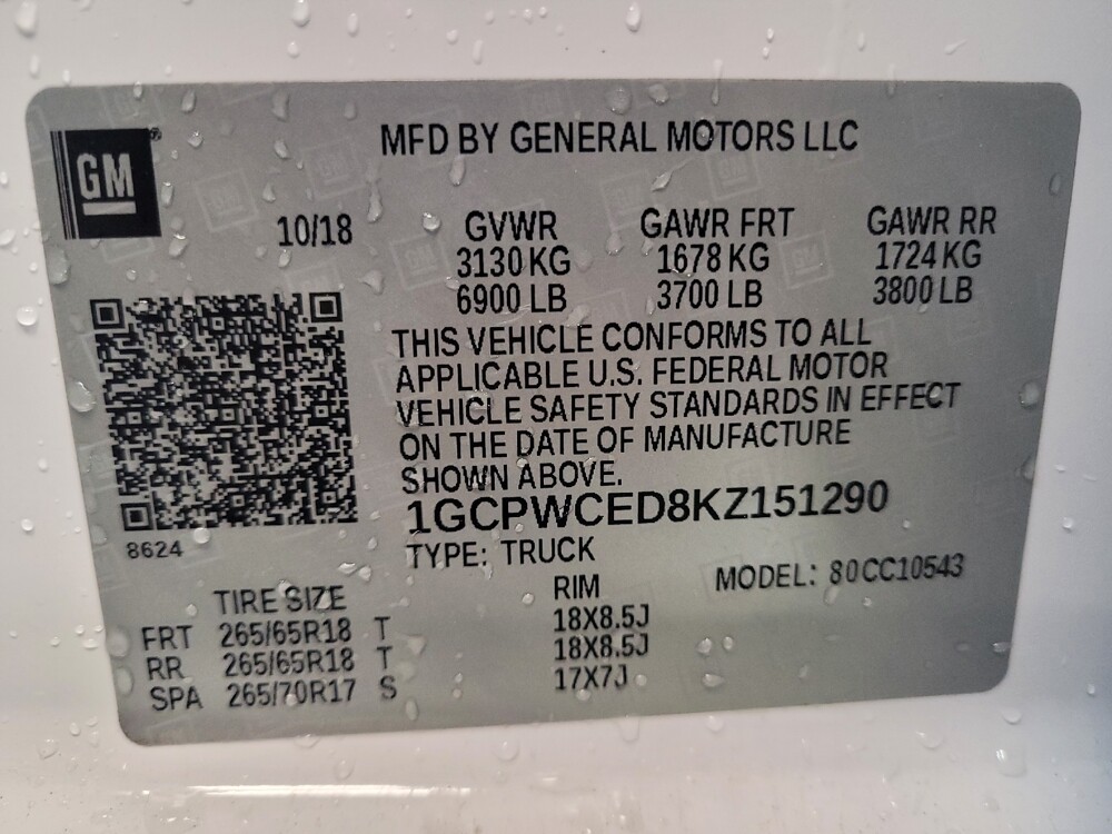 2019 Chevrolet Silverado 1500 in Fort Myers, FL 33907 - 18122865 33