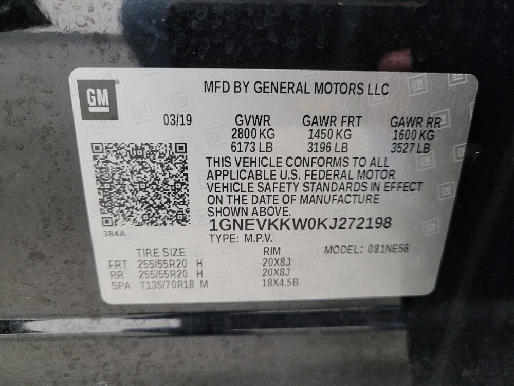 2019 Chevrolet Traverse in Eastpointe, MI 48021 - 18122877 33