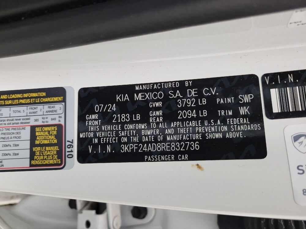 2024 Kia Forte in Eastpointe, MI 48021 - 18122878 33