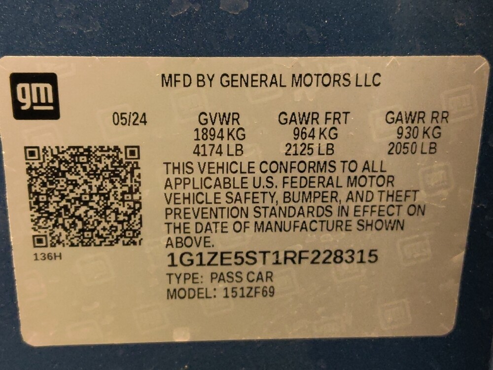 2024 Chevrolet Malibu in Corpus Christi, TX 78412 - 18122883 33