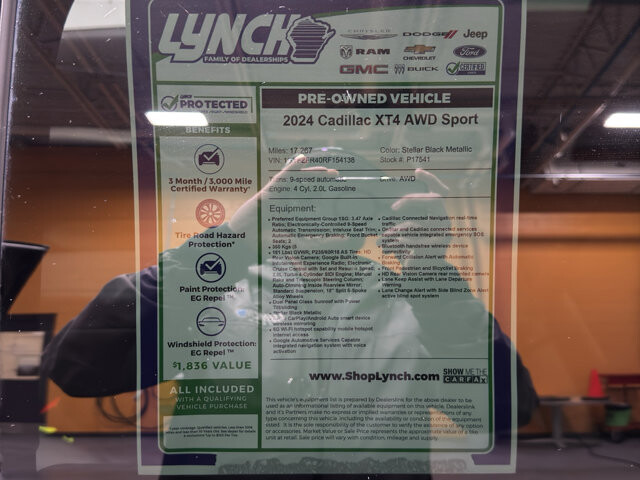 2024 Cadillac XT4 in Burlington, WI 53105 - 18122917 40