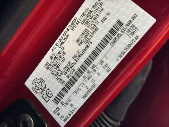 2024 Ford F150 in Burlington, WI 53105 - 18122919 39