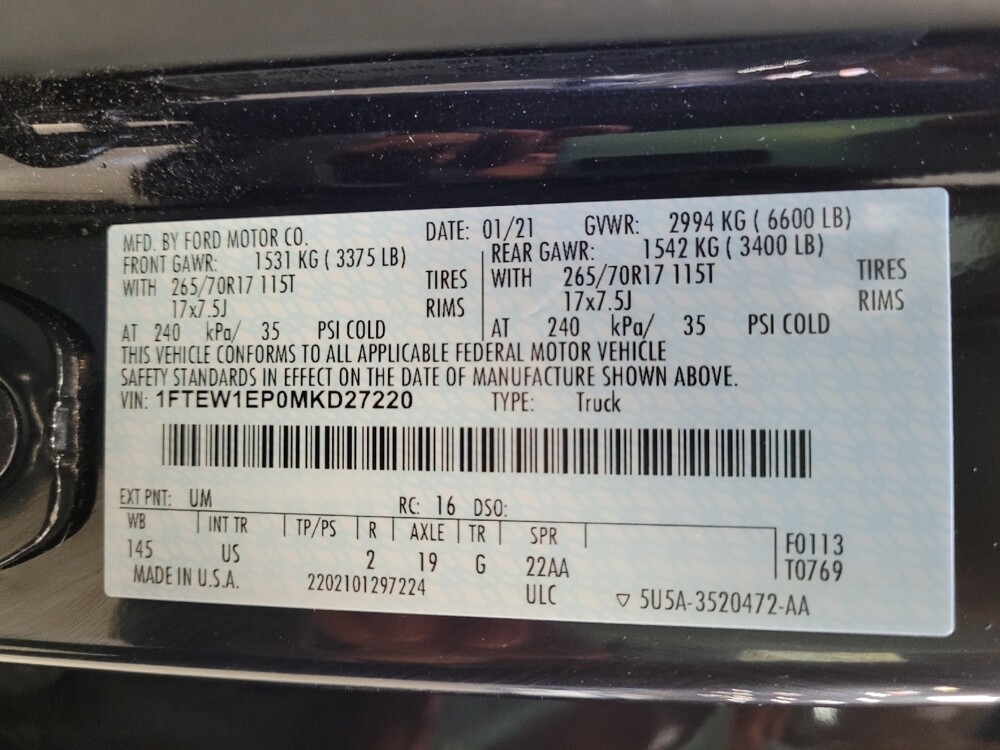 2021 Ford F150 in Torrance, CA 90504 - 18122940 33