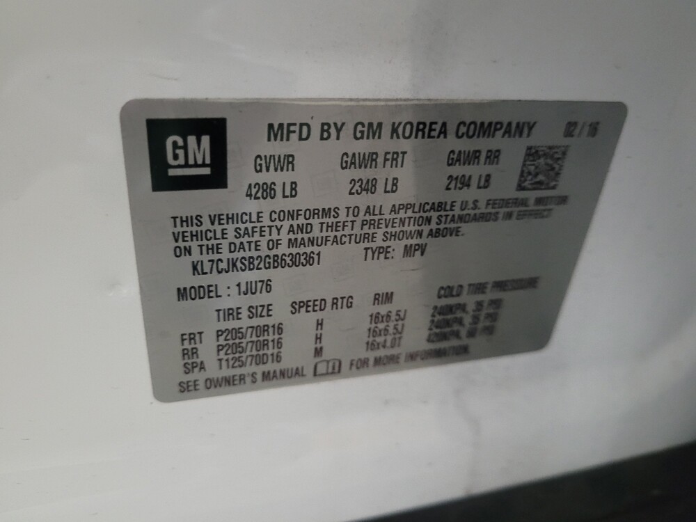 2016 Chevrolet Trax in Macon, GA 31210 - 18122954 33