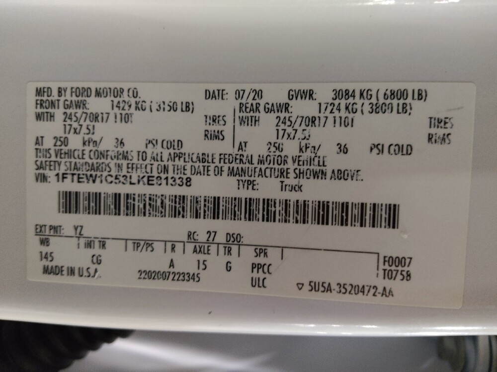 2020 Ford F150 in Fort Worth, TX 76116 - 18122975 33