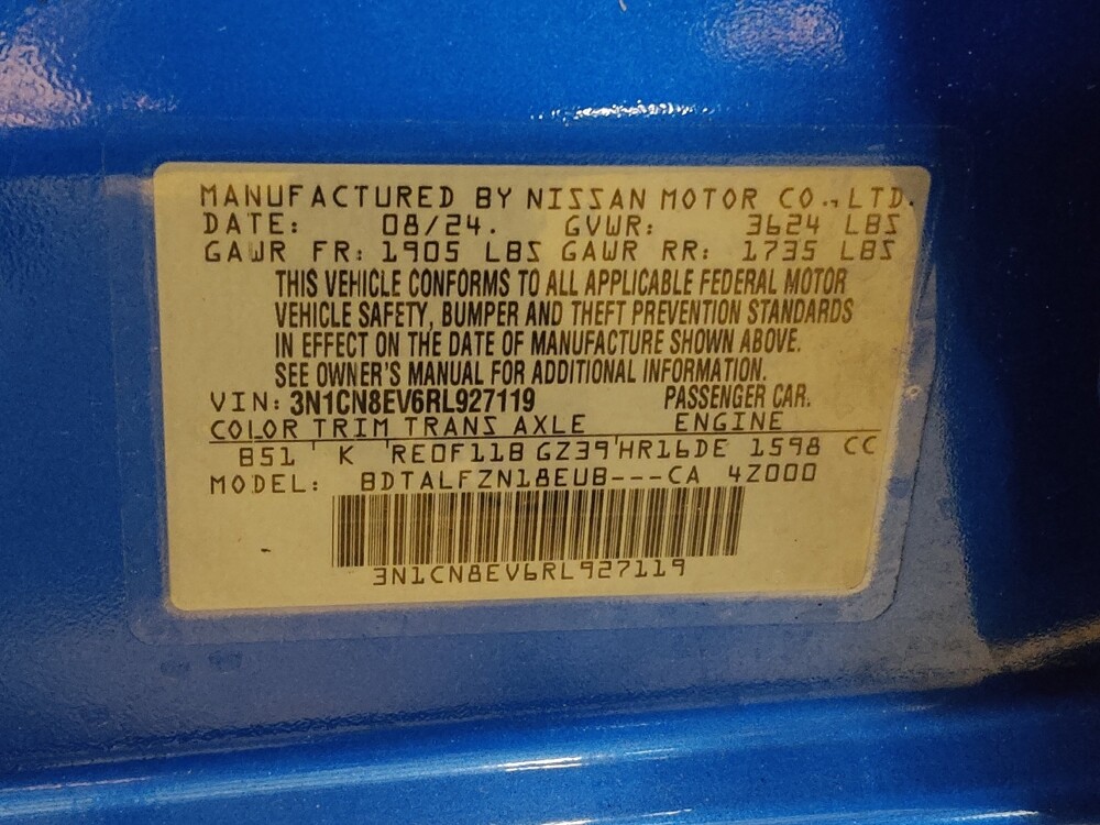 2024 Nissan Versa in Lewisville, TX 75067 - 18122984 33