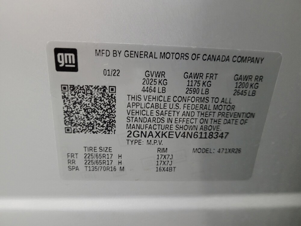 2022 Chevrolet Equinox in Glendale, AZ 85301 - 18122988 33