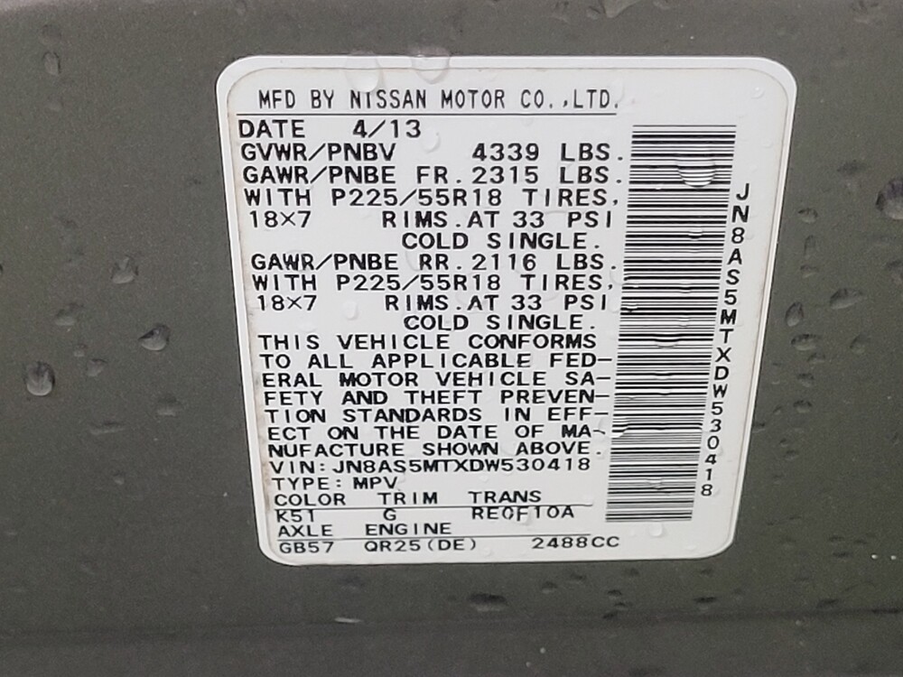 2013 Nissan Rogue in Lakeland, FL 33815 - 18122995 33