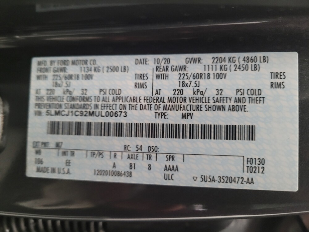 2021 Lincoln Corsair in Riverside, CA 92504 - 18122996 33