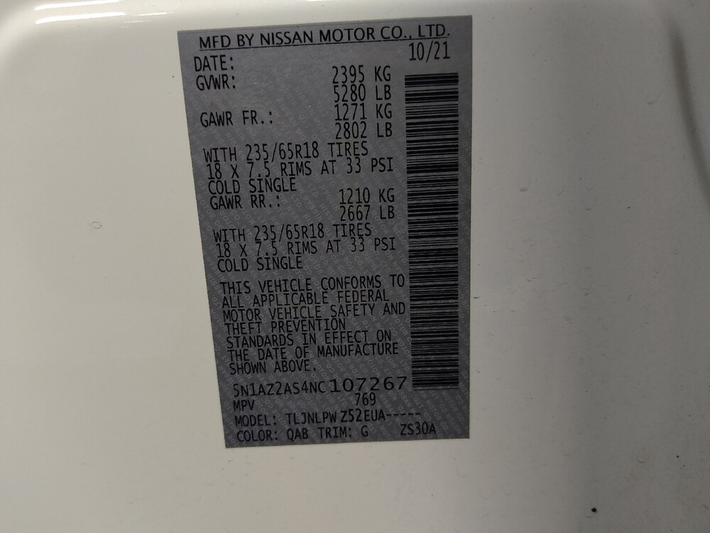 2022 Nissan Murano in Morrow, GA 30260 - 18123011 33