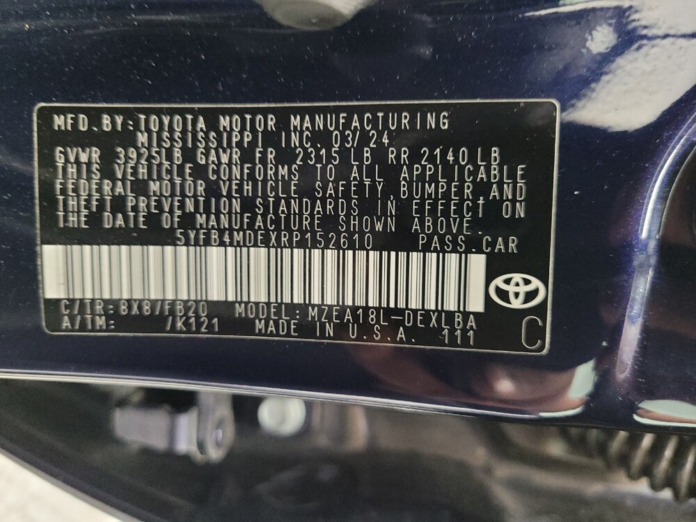 2024 Toyota Corolla in Las Vegas, NV 89104 - 18123016 33