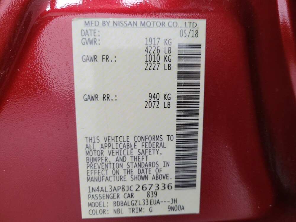 2018 Nissan Altima in Las Vegas, NV 89102 - 18123017 33