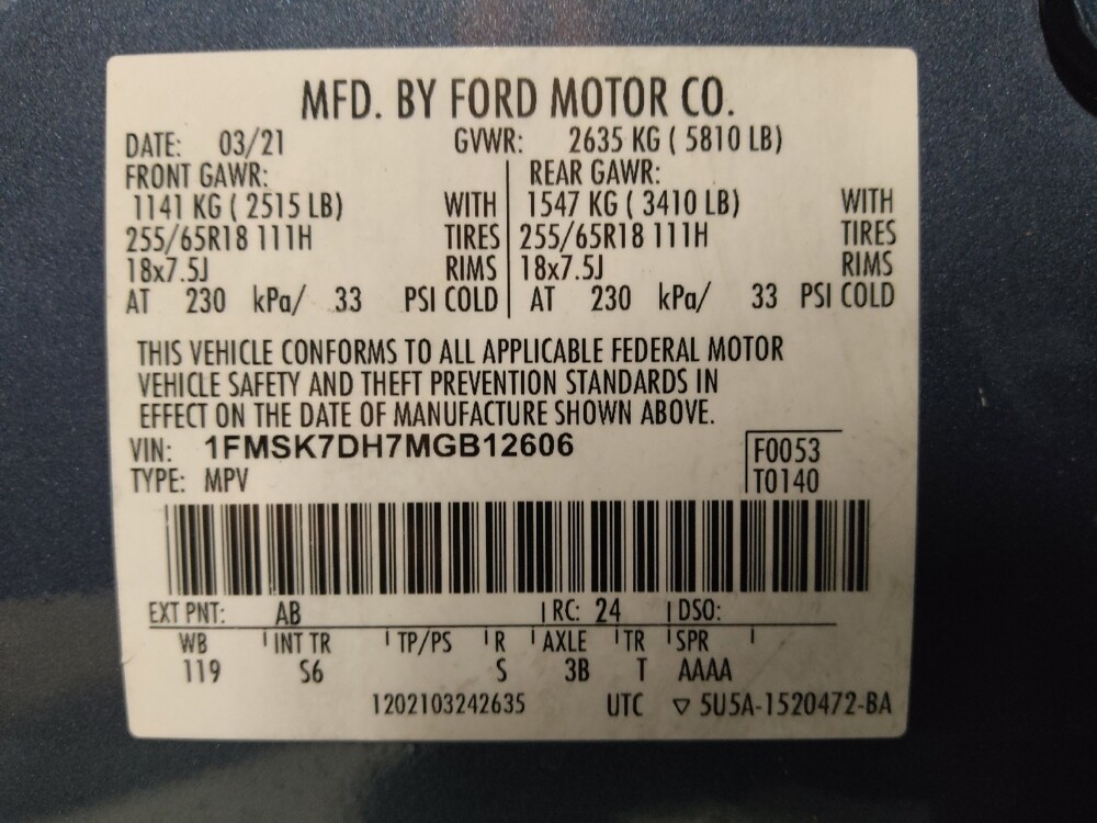 2021 Ford Explorer in Ocala, FL 34471 - 18123024 33