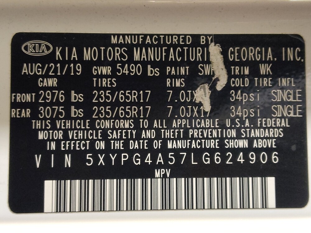 2020 Kia Sorento in Orlando, FL 32808 - 18123037 33