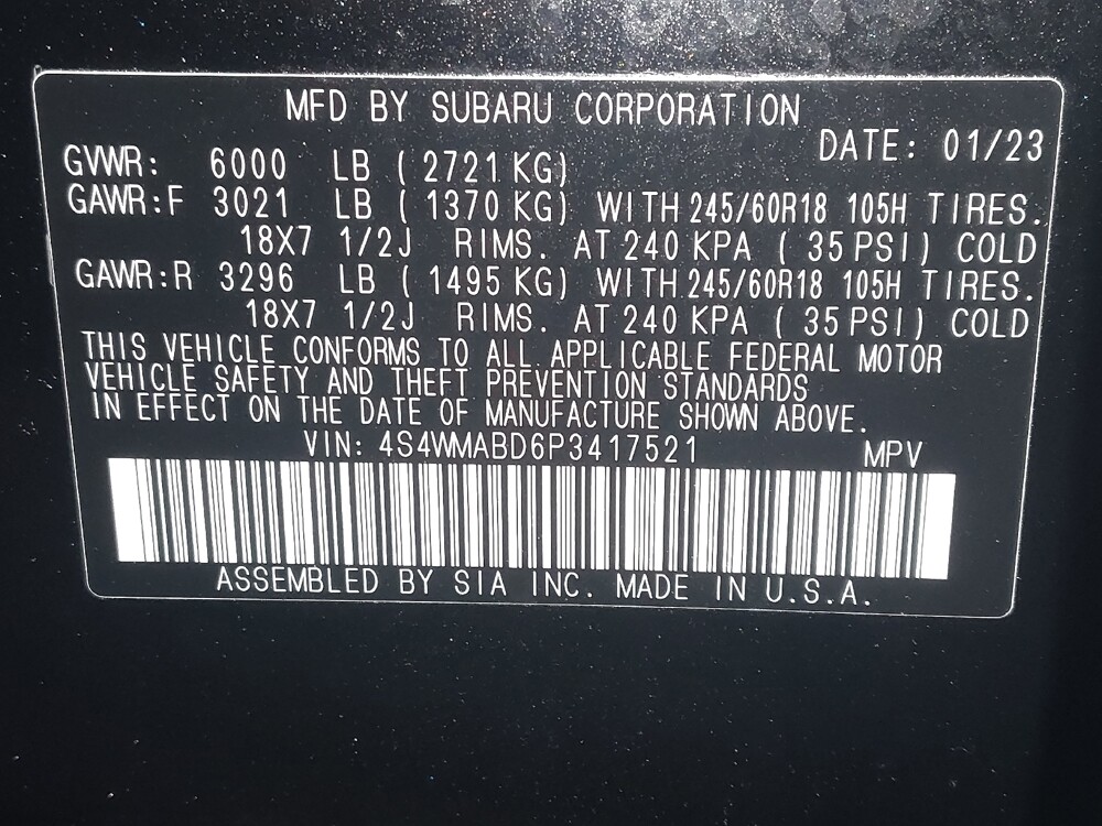 2023 Subaru Ascent in Orlando, FL 32808 - 18123049 33