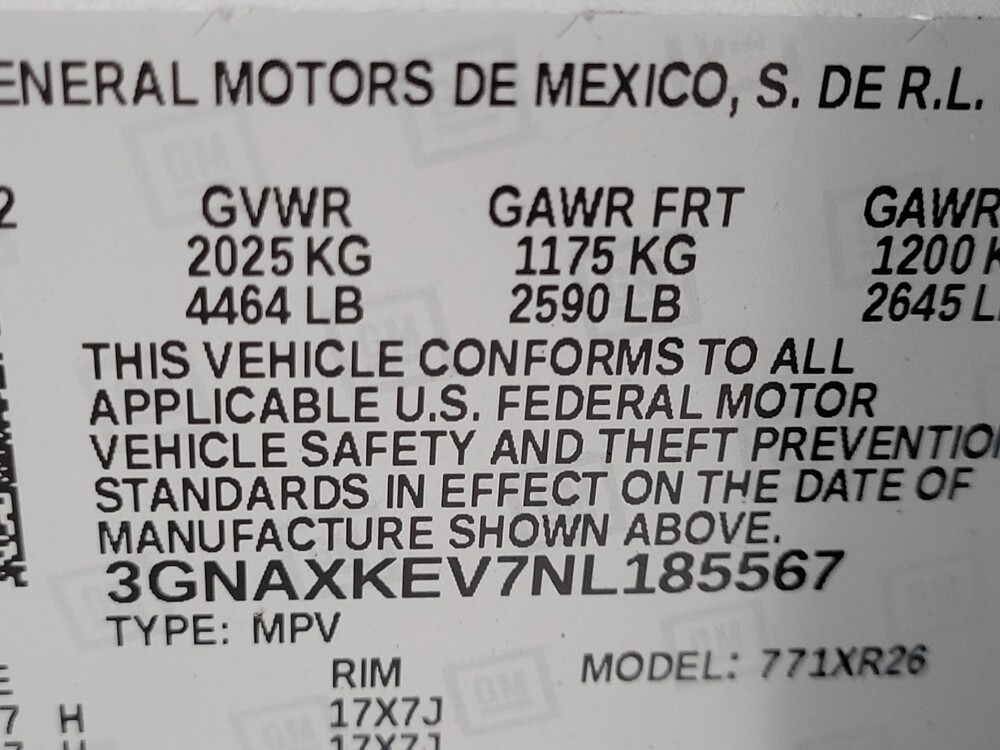 2022 Chevrolet Equinox in Las Vegas, NV 89104 - 18123051 33