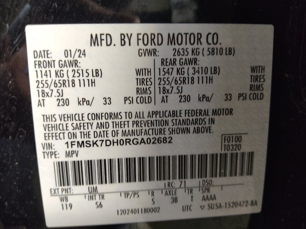 2024 Ford Explorer in Gastonia, NC 28056 - 18123077 33